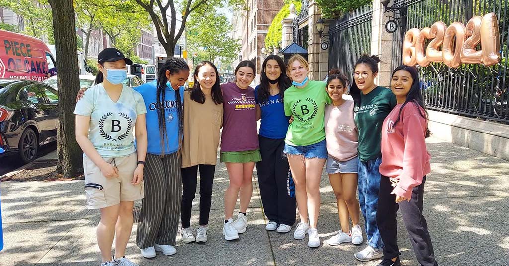 Barnard Students at the event