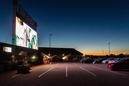 Drive in movie theatre