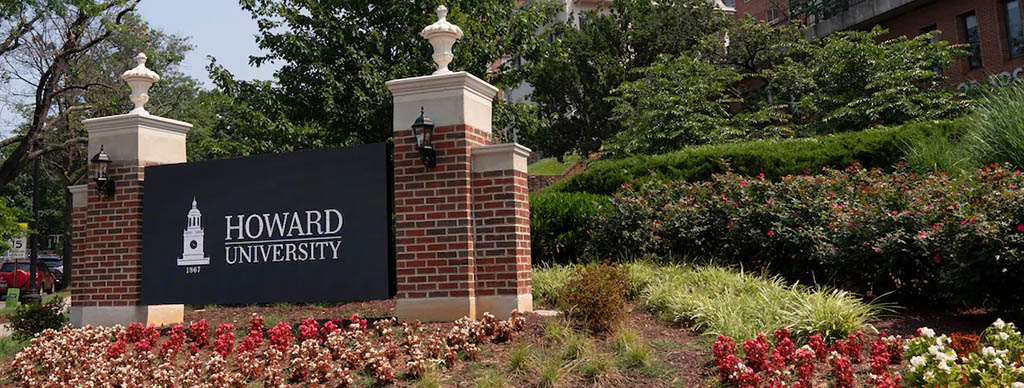 Image of the Howard University sign