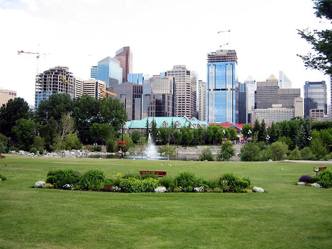 prince's island park in calgary, alberta