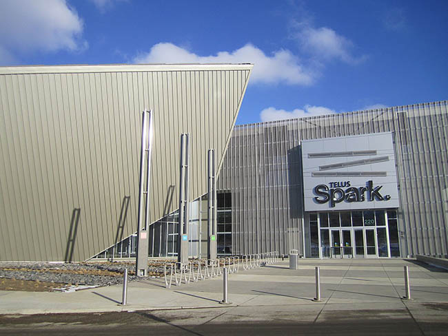 telus spark science center in calgary