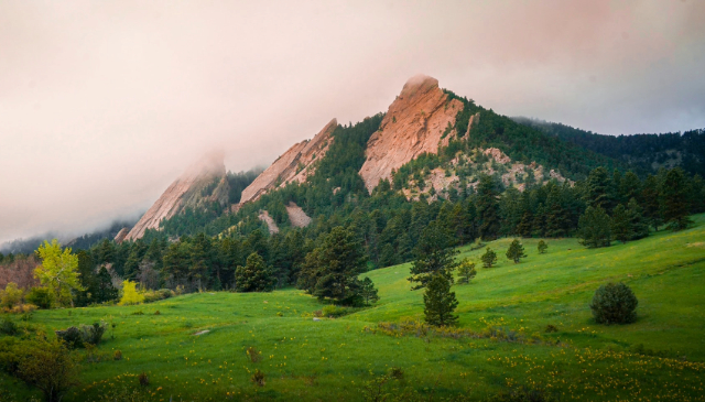 Mountain rage located in Boulder Colorado